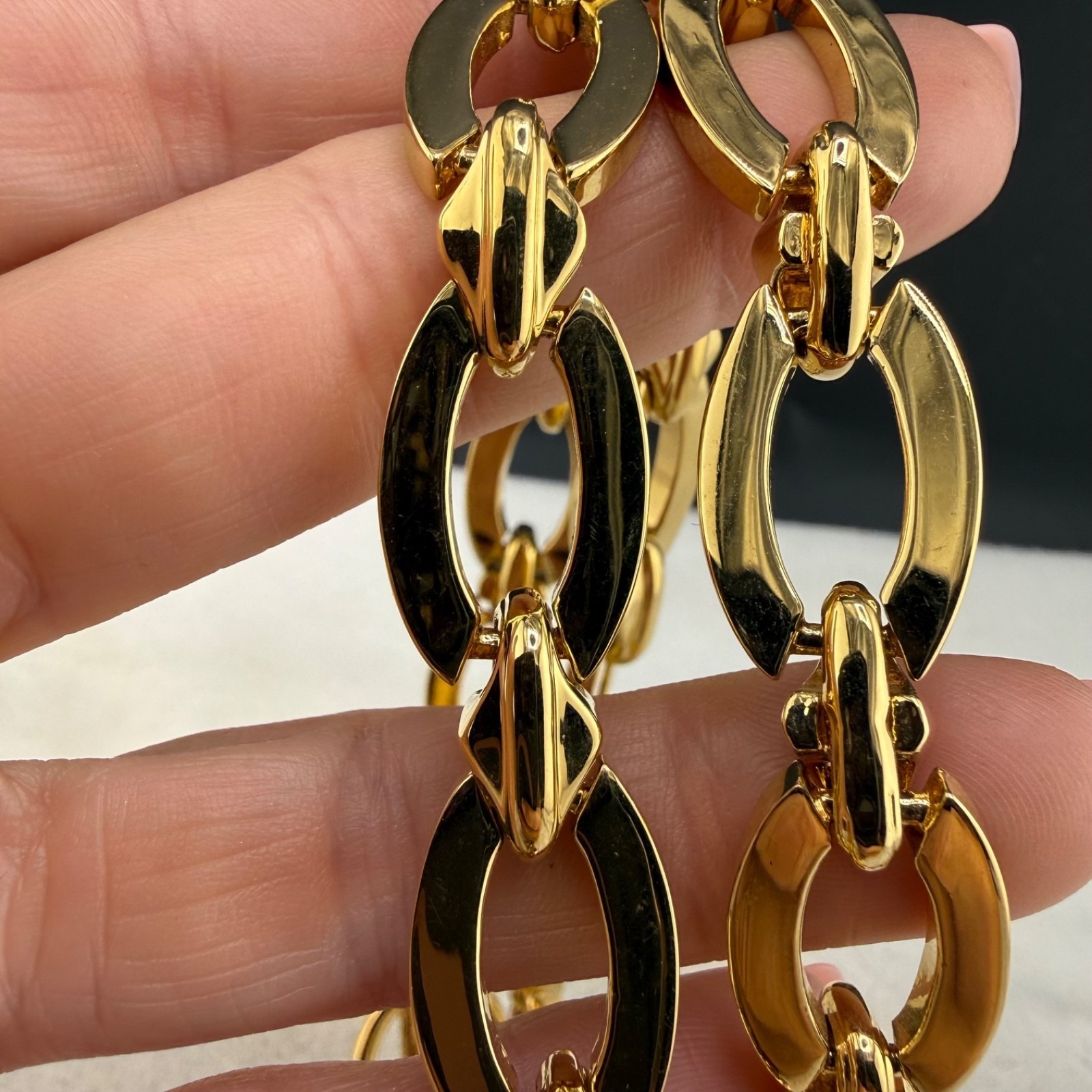 Vintage St John Belt Gold Tone 40"